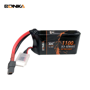 BONKA 1100mAh 60C 4S FPV Racing LiPo